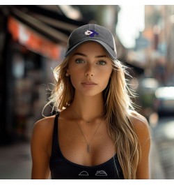 Chukot Obl Geo Stub Baseball Cap for Women Mens Hats Retro Mesh Caps Dad Hat Deep Heather $12.61 Baseball Caps