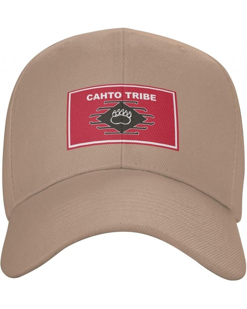 Cahto Flag Baseball Cap for Men Women Dad Hat Classic Adjustable Golf Hats Natural $10.06 Baseball Caps