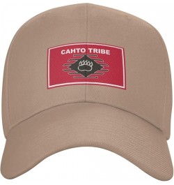 Cahto Flag Baseball Cap for Men Women Dad Hat Classic Adjustable Golf Hats Natural $10.06 Baseball Caps