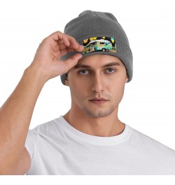 You Make Me Happy Camper Print Unisex Beanie for Men and Women Knit Hat Winter Beanies,Skater Beanie Deep Heather $9.28 Skull...