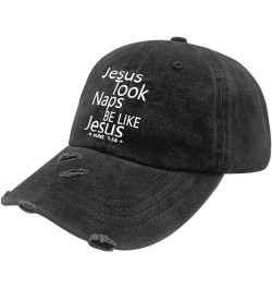 Hiking Hats for Men Jesus Funny Cap for Mens Baseball Hat Quick Dry Jesus Took Naps Be Likes Jesu Cute Baseball Cap Allblack ...