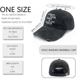 Hiking Hats for Men Jesus Funny Cap for Mens Baseball Hat Quick Dry Jesus Took Naps Be Likes Jesu Cute Baseball Cap Allblack ...