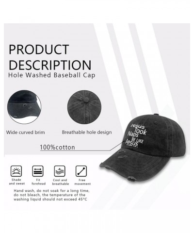 Hiking Hats for Men Jesus Funny Cap for Mens Baseball Hat Quick Dry Jesus Took Naps Be Likes Jesu Cute Baseball Cap Allblack ...