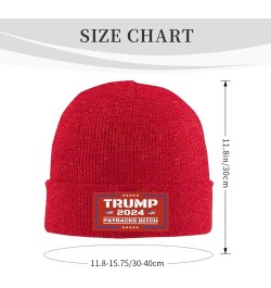 Trump 2024 paybackss Bitch Knit Hat Impeach Biden Fuck-Pelosi Anti Swallows Men Women Warm Winter Hat Beanie Cap Red $9.45 Sk...