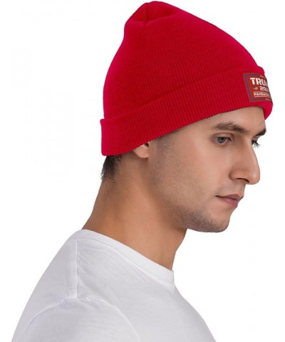 Trump 2024 paybackss Bitch Knit Hat Impeach Biden Fuck-Pelosi Anti Swallows Men Women Warm Winter Hat Beanie Cap Red $9.45 Sk...