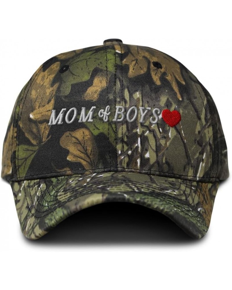 Camo Baseball Cap Mom of Boys Love Cotton Hunting Dad Hats for Men & Women Forest Tree Green $14.40 Baseball Caps