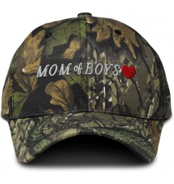 Camo Baseball Cap Mom of Boys Love Cotton Hunting Dad Hats for Men & Women Forest Tree Green $14.40 Baseball Caps