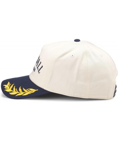 Pickleball Adjustable Baseball Hat (PBALL-Parent) Ivory/Navy (Club Captain) $21.01 Baseball Caps