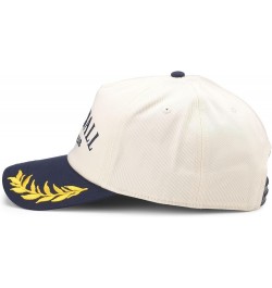 Pickleball Adjustable Baseball Hat (PBALL-Parent) Ivory/Navy (Club Captain) $21.01 Baseball Caps