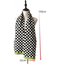 Scarves Scarf Winter Warm Scarf Lattice Scarves Shawls Long Stole for Ladies Scarfs (Color : C, Size : 150 * 22cm) 150*22cm C...