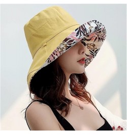 Wide Brim Cotton Summer Hat Women Sun Hats Summer Beach UV Protection UPF Packable Wide Brim Chin Strap B $13.56 Sun Hats