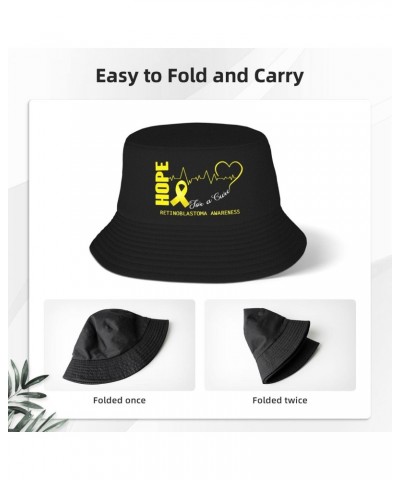 Hope for A Cure Retinoblastoma Awareness Bucket Hat for Men Women Boonie Hat Outdoor Summer Vacation Beach Travel Fishing Cap...