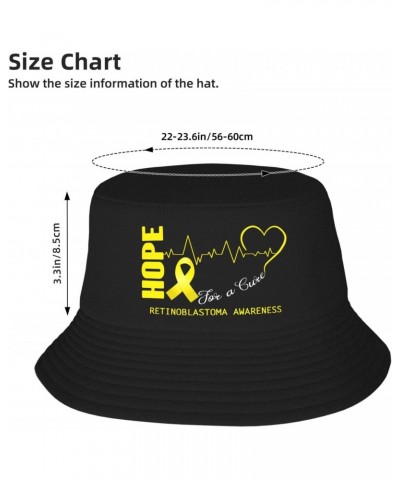 Hope for A Cure Retinoblastoma Awareness Bucket Hat for Men Women Boonie Hat Outdoor Summer Vacation Beach Travel Fishing Cap...