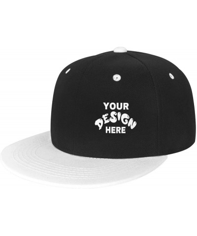 Custom Cap Add Your Custom,Custom Logo Hats,Custom Hat Design Your Own Classic Mens Womens Trucker Hat White $9.09 Baseball Caps