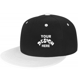 Custom Cap Add Your Custom,Custom Logo Hats,Custom Hat Design Your Own Classic Mens Womens Trucker Hat White $9.09 Baseball Caps