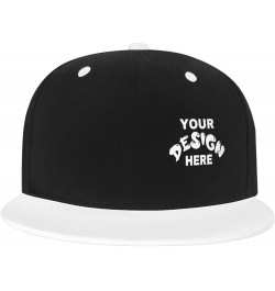 Custom Cap Add Your Custom,Custom Logo Hats,Custom Hat Design Your Own Classic Mens Womens Trucker Hat White $9.09 Baseball Caps