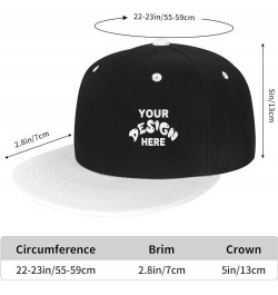 Custom Cap Add Your Custom,Custom Logo Hats,Custom Hat Design Your Own Classic Mens Womens Trucker Hat White $9.09 Baseball Caps