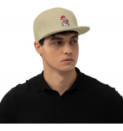 Adjustable Scary Snowman Monster Snapback Hat for Men Women Baseball Cap Dad Hats Natural $10.19 Baseball Caps