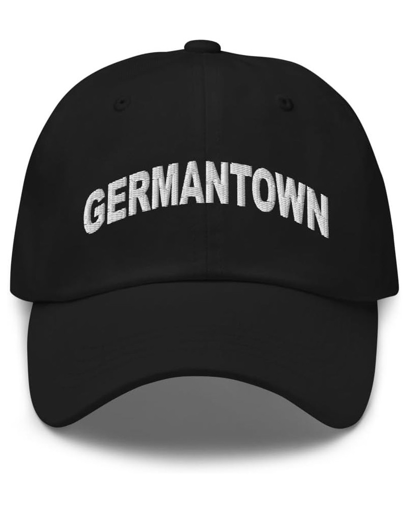 Germantown Tennessee Hat Germantown TN Cap Embroidered Adjustable Dad Hat Unisex Black $21.19 Baseball Caps