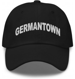 Germantown Tennessee Hat Germantown TN Cap Embroidered Adjustable Dad Hat Unisex Black $21.19 Baseball Caps