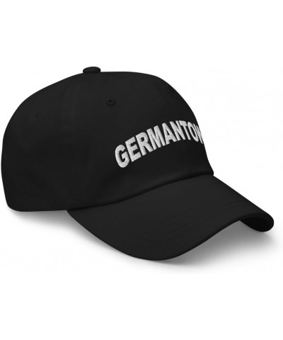 Germantown Tennessee Hat Germantown TN Cap Embroidered Adjustable Dad Hat Unisex Black $21.19 Baseball Caps