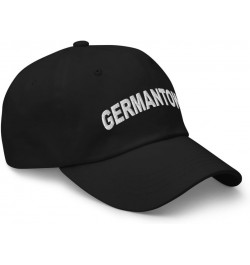 Germantown Tennessee Hat Germantown TN Cap Embroidered Adjustable Dad Hat Unisex Black $21.19 Baseball Caps