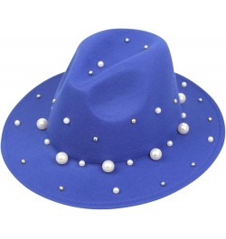 Classic Woven Men Hat Outdoor Cowboy Cattleman Hat Women's Winter Baseball Caps Run Cap 3-blue $13.02 Cowboy Hats