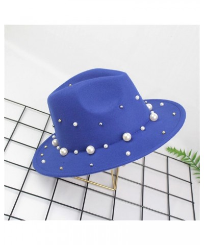 Classic Woven Men Hat Outdoor Cowboy Cattleman Hat Women's Winter Baseball Caps Run Cap 3-blue $13.02 Cowboy Hats