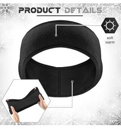 12 Pcs Ear Warmer Headband Winter Headbands Sports Running Elastic Ear Warmers Warm Ear Covers for Winter(Dark Gray) Dark Gra...