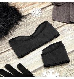 12 Pcs Ear Warmer Headband Winter Headbands Sports Running Elastic Ear Warmers Warm Ear Covers for Winter(Dark Gray) Dark Gra...