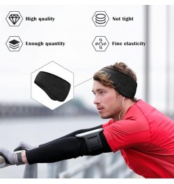 12 Pcs Ear Warmer Headband Winter Headbands Sports Running Elastic Ear Warmers Warm Ear Covers for Winter(Dark Gray) Dark Gra...