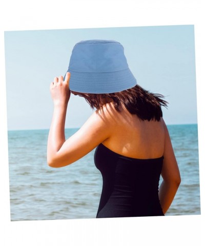 2pcs Bucket Hat Fishing Hat Mens Hat Summer Sun Hats for Women Fashion Hats for Men Ladies Sun Hats with Sky-bluex4pcs $8.72 ...