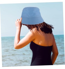 2pcs Bucket Hat Fishing Hat Mens Hat Summer Sun Hats for Women Fashion Hats for Men Ladies Sun Hats with Sky-bluex4pcs $8.72 ...