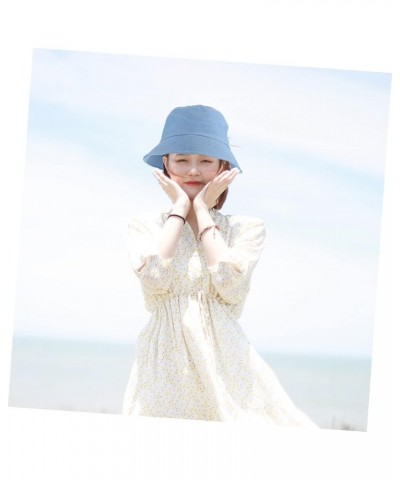 2pcs Bucket Hat Fishing Hat Mens Hat Summer Sun Hats for Women Fashion Hats for Men Ladies Sun Hats with Sky-bluex4pcs $8.72 ...