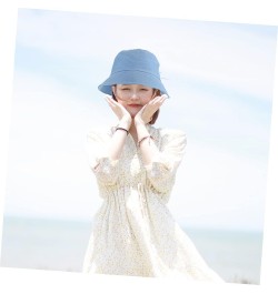 2pcs Bucket Hat Fishing Hat Mens Hat Summer Sun Hats for Women Fashion Hats for Men Ladies Sun Hats with Sky-bluex4pcs $8.72 ...