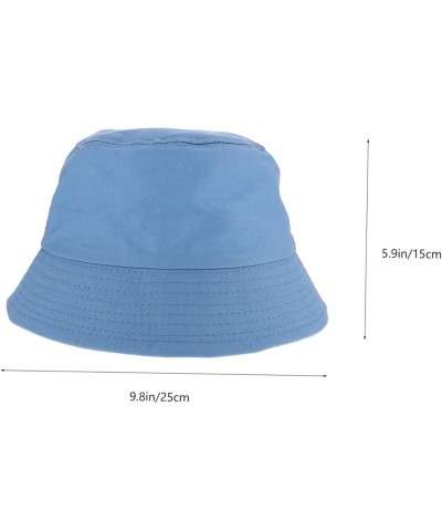 2pcs Bucket Hat Fishing Hat Mens Hat Summer Sun Hats for Women Fashion Hats for Men Ladies Sun Hats with Sky-bluex4pcs $8.72 ...