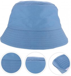 2pcs Bucket Hat Fishing Hat Mens Hat Summer Sun Hats for Women Fashion Hats for Men Ladies Sun Hats with Sky-bluex4pcs $8.72 ...