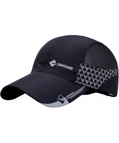 Men and Women Summer Fashion Outdoor Casual Sunscreen Baseball Caps Visors Hats G3 Visor B-black $11.64 Visors