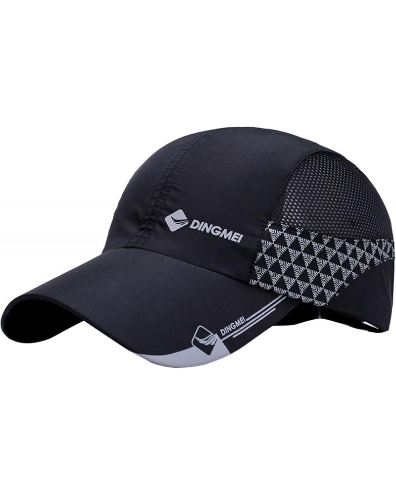 Men and Women Summer Fashion Outdoor Casual Sunscreen Baseball Caps Visors Hats G3 Visor B-black $11.64 Visors