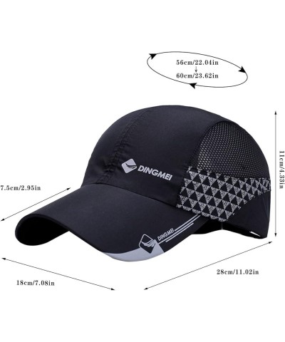 Men and Women Summer Fashion Outdoor Casual Sunscreen Baseball Caps Visors Hats G3 Visor B-black $11.64 Visors