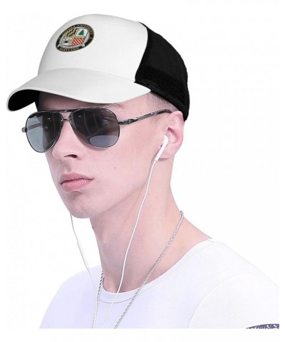 Loyola University Maryland Logo Curved Brim Mesh Baseball Cap Casual Sun Hat for Unisex Black $12.68 Baseball Caps