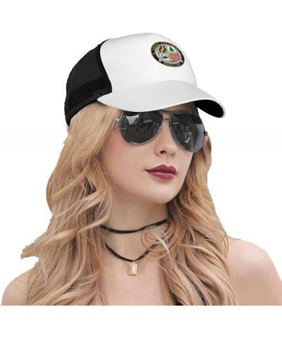 Loyola University Maryland Logo Curved Brim Mesh Baseball Cap Casual Sun Hat for Unisex Black $12.68 Baseball Caps