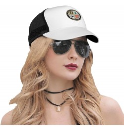 Loyola University Maryland Logo Curved Brim Mesh Baseball Cap Casual Sun Hat for Unisex Black $12.68 Baseball Caps