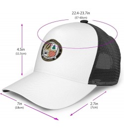 Loyola University Maryland Logo Curved Brim Mesh Baseball Cap Casual Sun Hat for Unisex Black $12.68 Baseball Caps