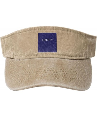 Schenectady Liberty Flag Sun Visor Hats for Women Men Adjustable Sports Sun Hats Cotton Golf Cap Natural $9.86 Visors