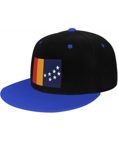 Flag of Durham North Carolina Snapback Hat for Men Women Baseball Cap Trucker Flat Bill Hats Dad Caps Blue $12.12 Baseball Caps