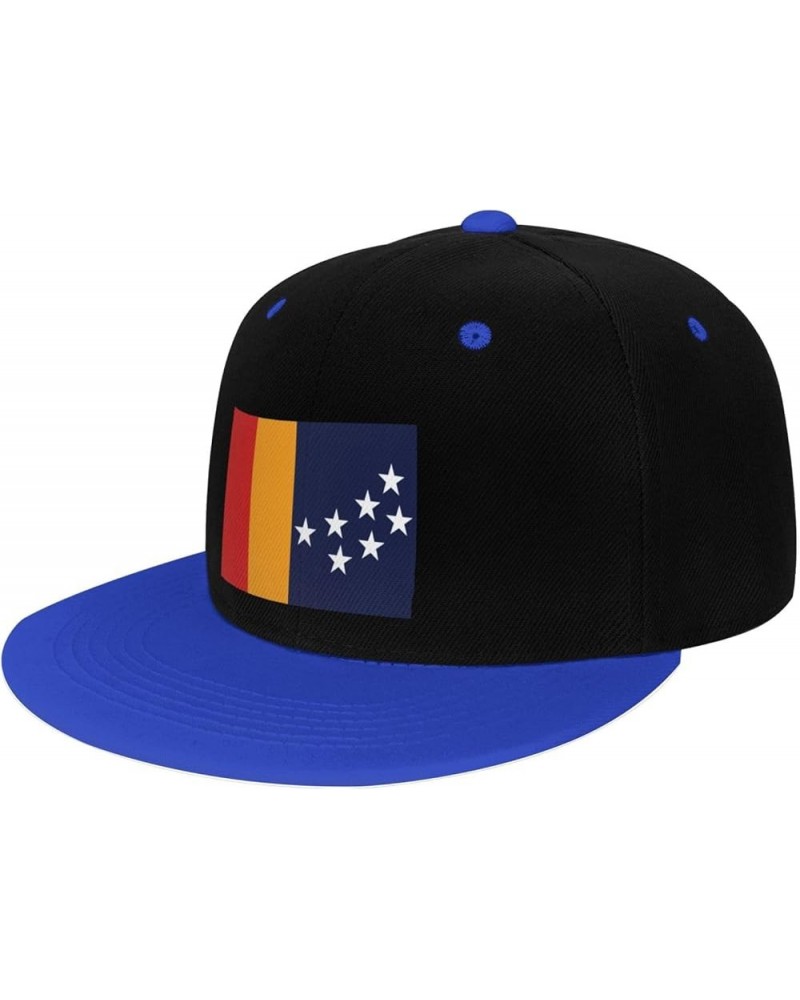 Flag of Durham North Carolina Snapback Hat for Men Women Baseball Cap Trucker Flat Bill Hats Dad Caps Blue $12.12 Baseball Caps