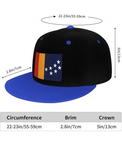 Flag of Durham North Carolina Snapback Hat for Men Women Baseball Cap Trucker Flat Bill Hats Dad Caps Blue $12.12 Baseball Caps