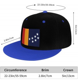 Flag of Durham North Carolina Snapback Hat for Men Women Baseball Cap Trucker Flat Bill Hats Dad Caps Blue $12.12 Baseball Caps