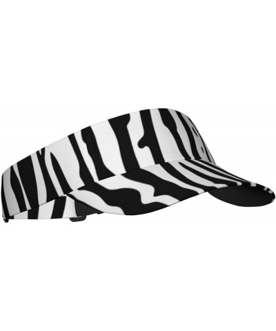 White Helicopter Adult Sunscreen Visor Cap - Stylish and Adjustable Sun Protection Hat for Men and Women Zebra Print2 $11.72 ...